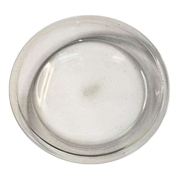 Vintage pyrex 209 Deep Pie Plate 9'' Clear Glass Flat Rim USA Made - Picture 2 of 7